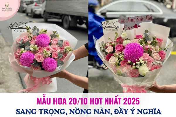Hoa 20/10 Hot Nhất 2025 – Tạo Ấn Tượng Cho Người Nhận
